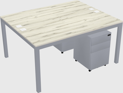Shared Rectangular Desk