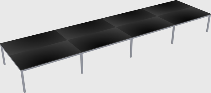 Shared Rectangular Desk