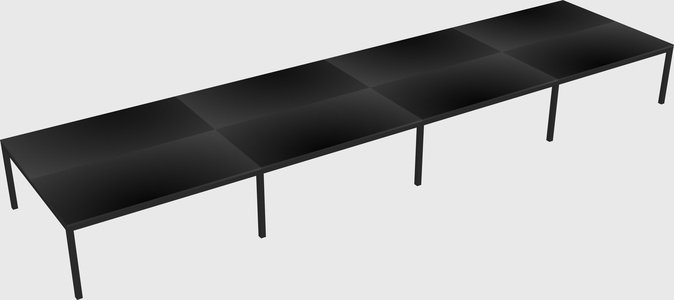 Shared Rectangular Desk