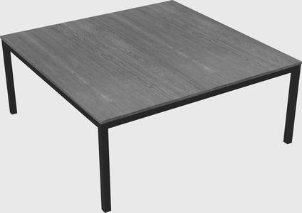 Shared rectangular desk