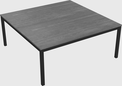 Shared rectangular desk