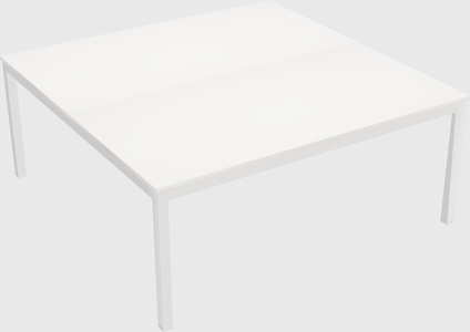 Shared rectangular desk