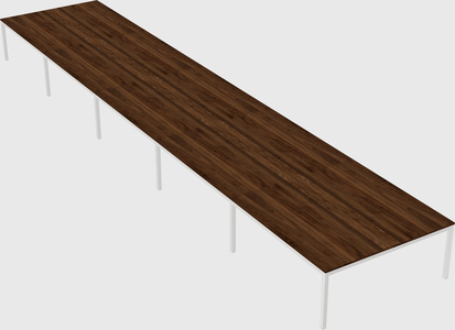 Shared rectangular desk