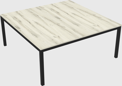 Shared rectangular desk