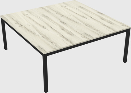 Shared rectangular desk