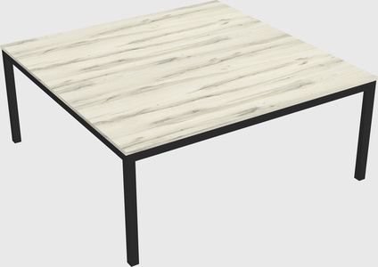 Shared rectangular desk