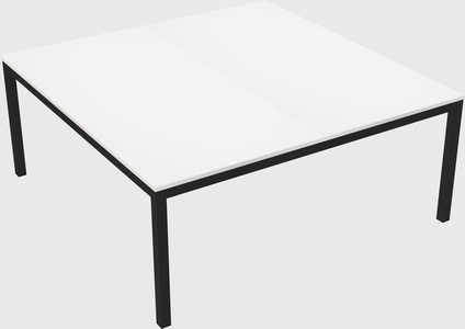 Shared rectangular desk