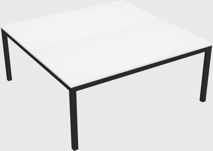 Shared rectangular desk