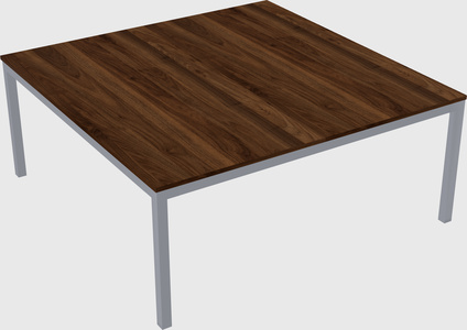 Shared rectangular desk