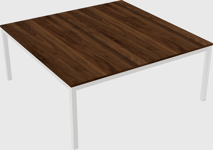 Shared rectangular desk