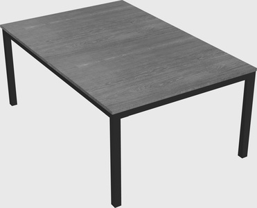 Shared rectangular desk