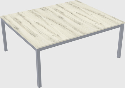 Shared rectangular desk