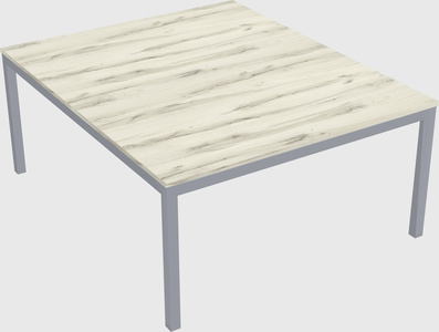 Shared rectangular desk