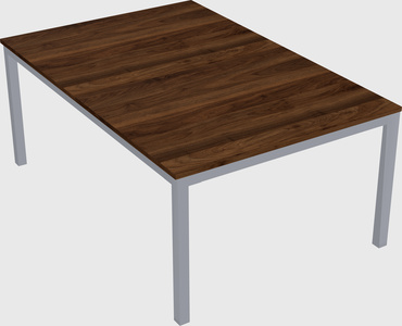 Shared rectangular desk