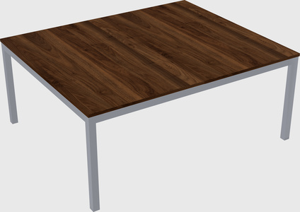 Shared rectangular desk