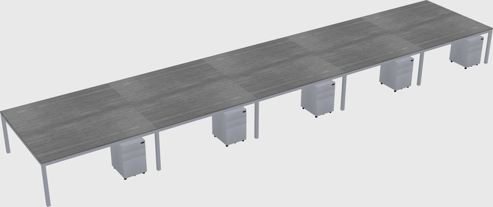 Shared Rectangular Desk