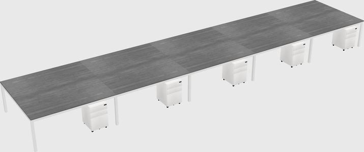 Shared Rectangular Desk