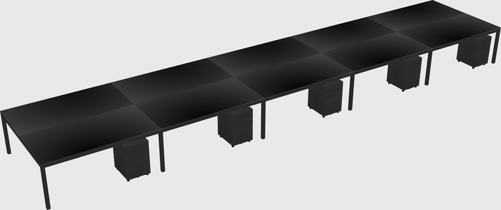 Shared Rectangular Desk