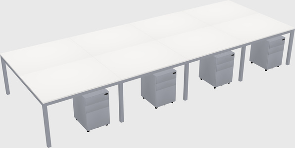 Shared Rectangular Desk