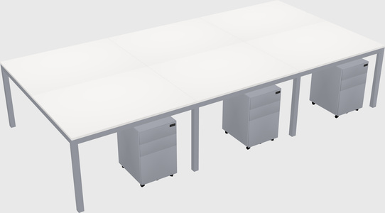 Shared Rectangular Desk