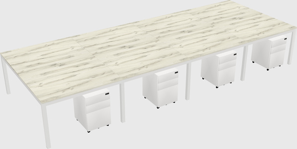 Shared Rectangular Desk