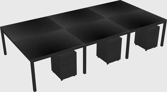 Shared Rectangular Desk