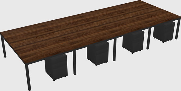Shared Rectangular Desk