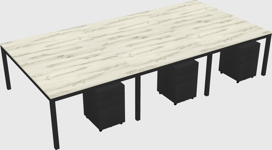 Shared Rectangular Desk