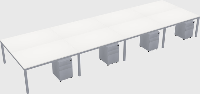 Shared Rectangular Desk