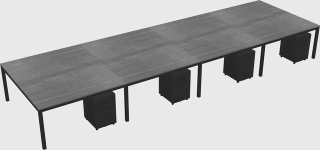 Shared Rectangular Desk