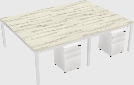 Shared Rectangular Desk