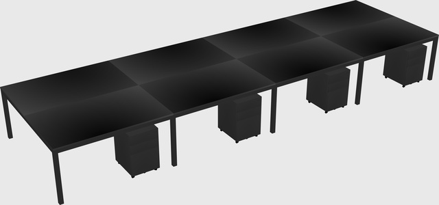 Shared Rectangular Desk