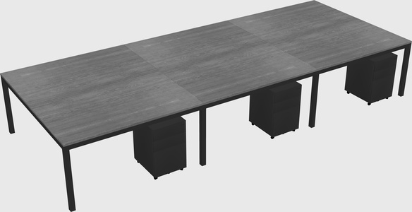 Shared Rectangular Desk