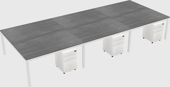 Shared Rectangular Desk