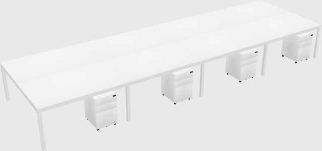 Shared Rectangular Desk