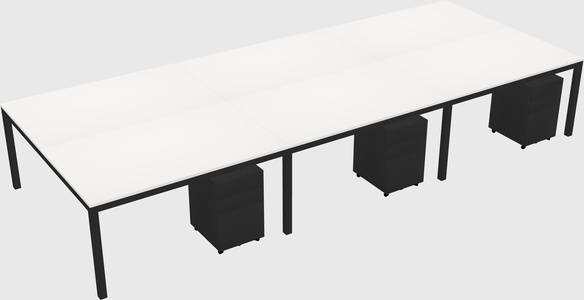 Shared Rectangular Desk