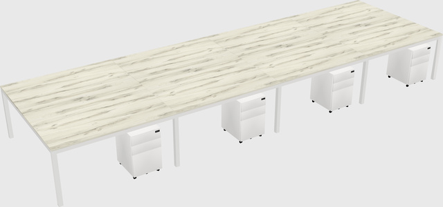 Shared Rectangular Desk