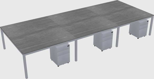 Shared Rectangular Desk