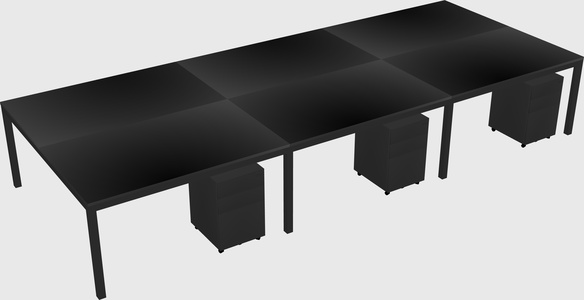 Shared Rectangular Desk