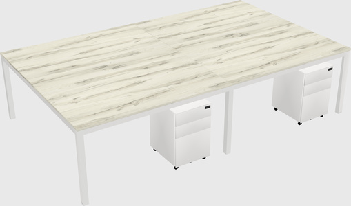 Shared Rectangular Desk