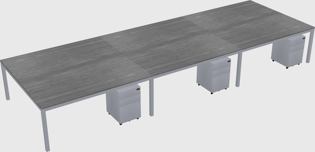 Shared Rectangular Desk
