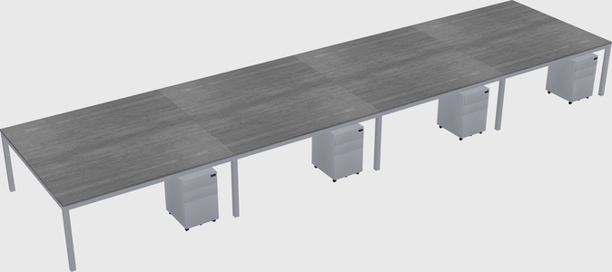 Shared Rectangular Desk