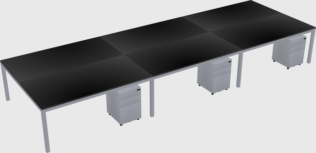 Shared Rectangular Desk