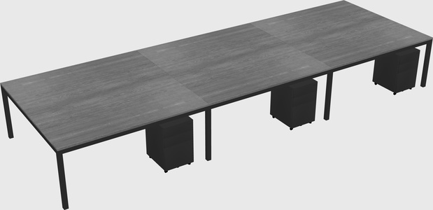 Shared Rectangular Desk