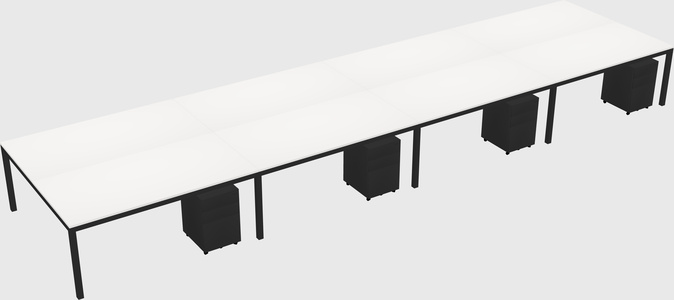 Shared Rectangular Desk