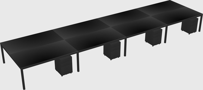 Shared Rectangular Desk
