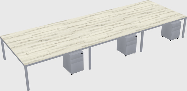 Shared Rectangular Desk