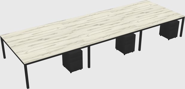 Shared Rectangular Desk