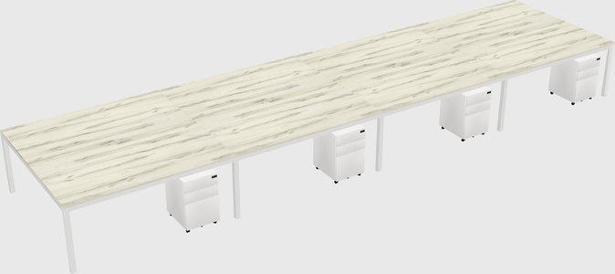 Shared Rectangular Desk
