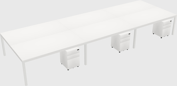 Shared Rectangular Desk